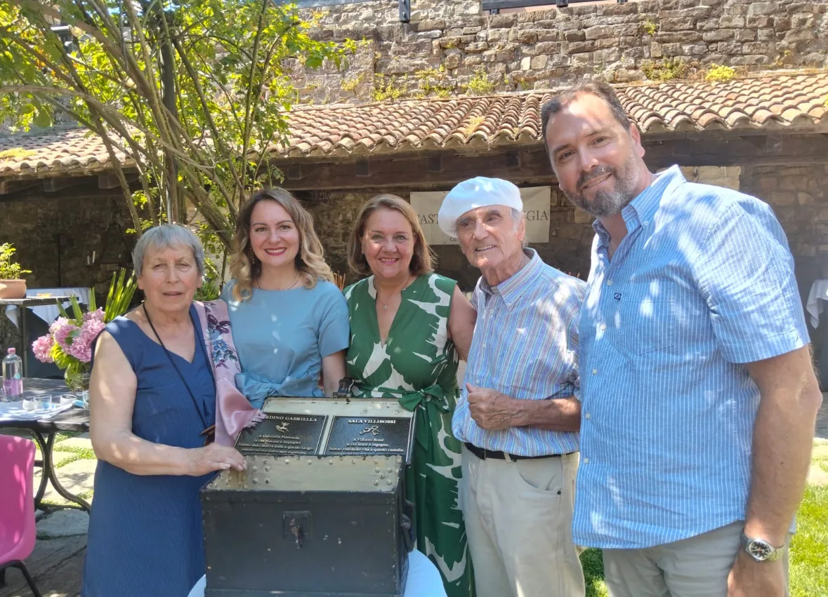 Castello di Muggia: omaggio della nuova proprietà alla famiglia Bossi