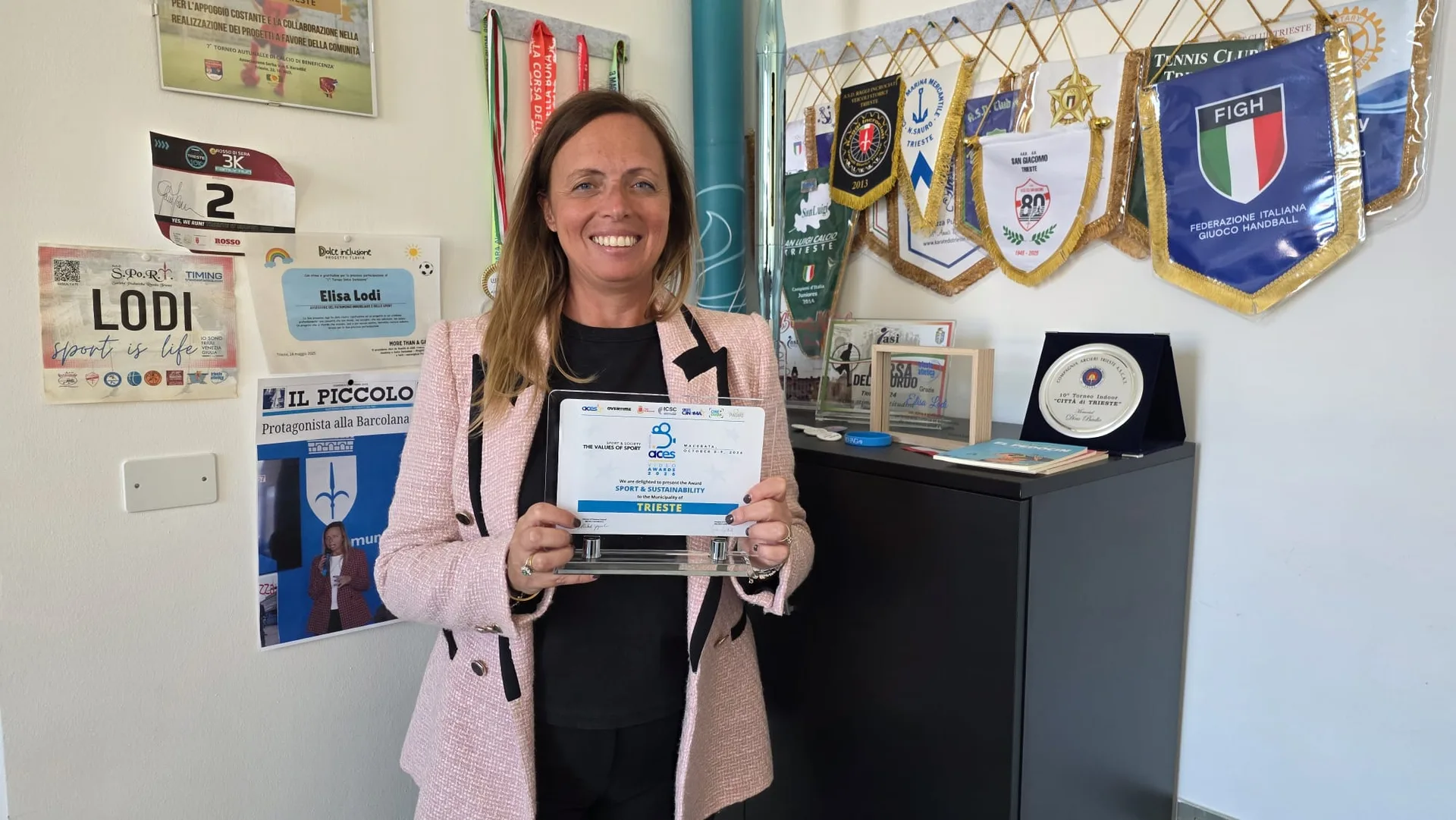 Agli ACES Video Awards trionfa Trieste: premio internazionale al Comune per la comunicazione su sport e sostenibilità