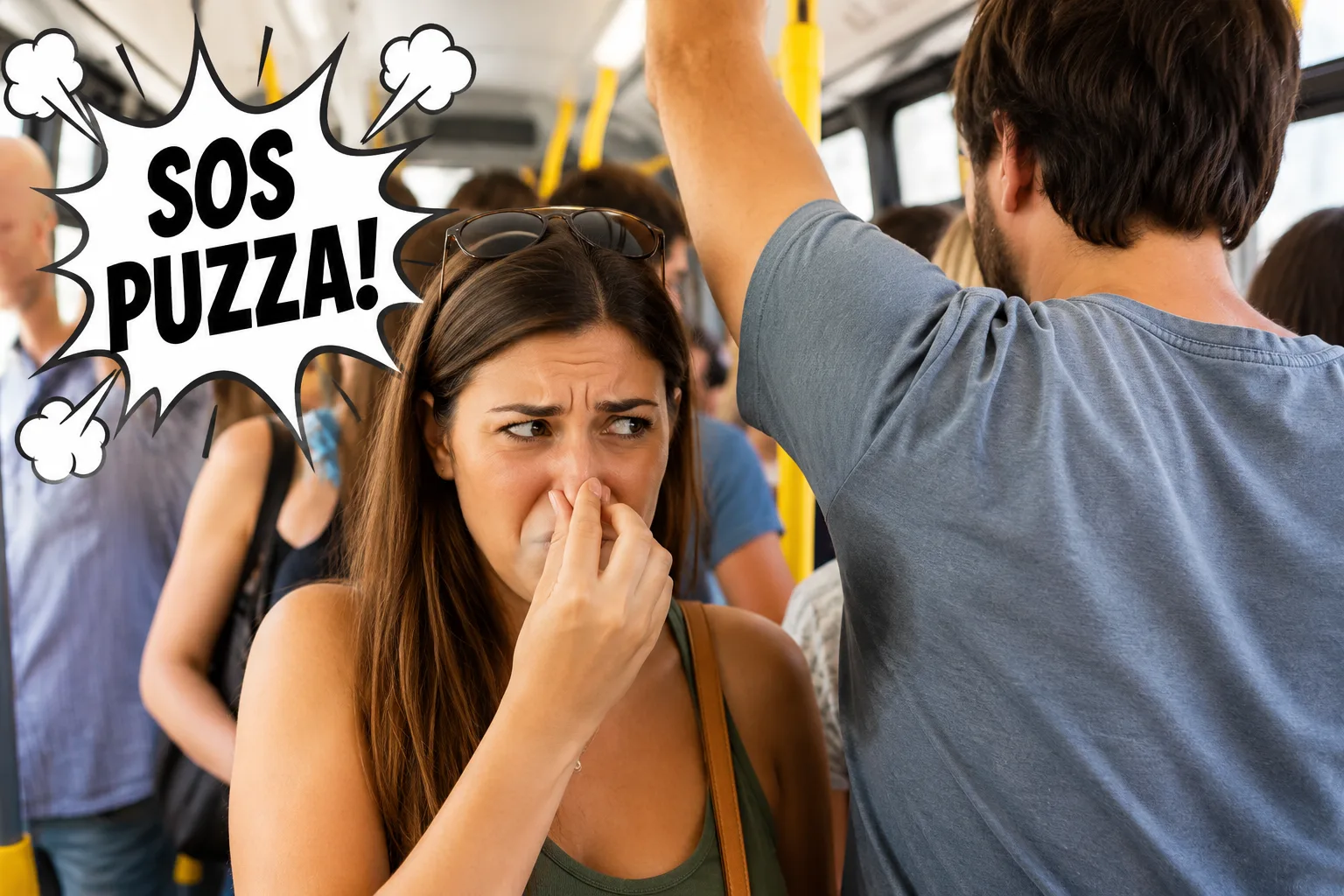 Triestina: "Con questo caldo... c'è chi mette il deodorante e chi mette alla prova i nasi degli altri"