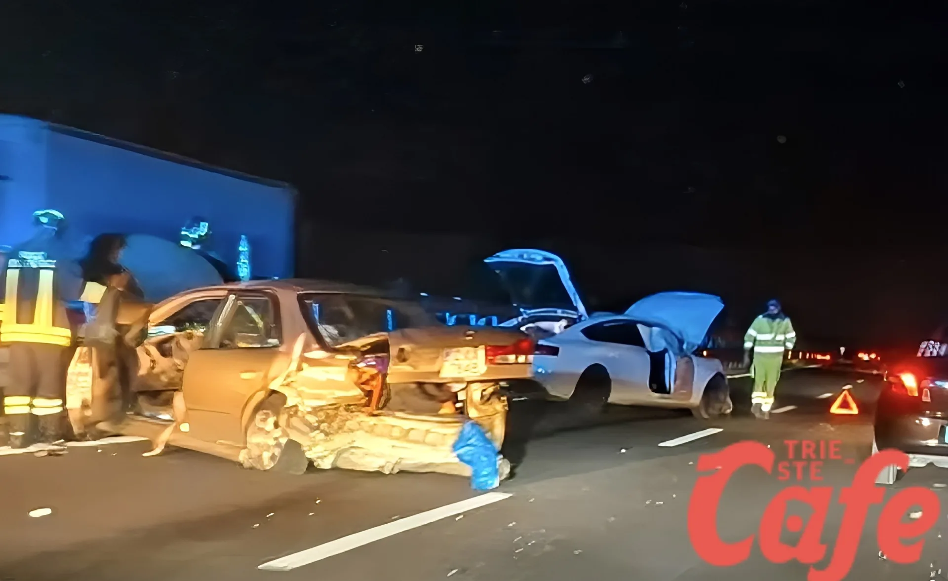 Incidente in A4 verso Trieste: tre auto coinvolte in serata, ci sono feriti