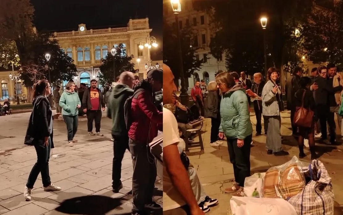 Linea d'Ombra, piazza Libertà e la solitudine della sera: «L’abbandono per chi arriva dopo le 20»