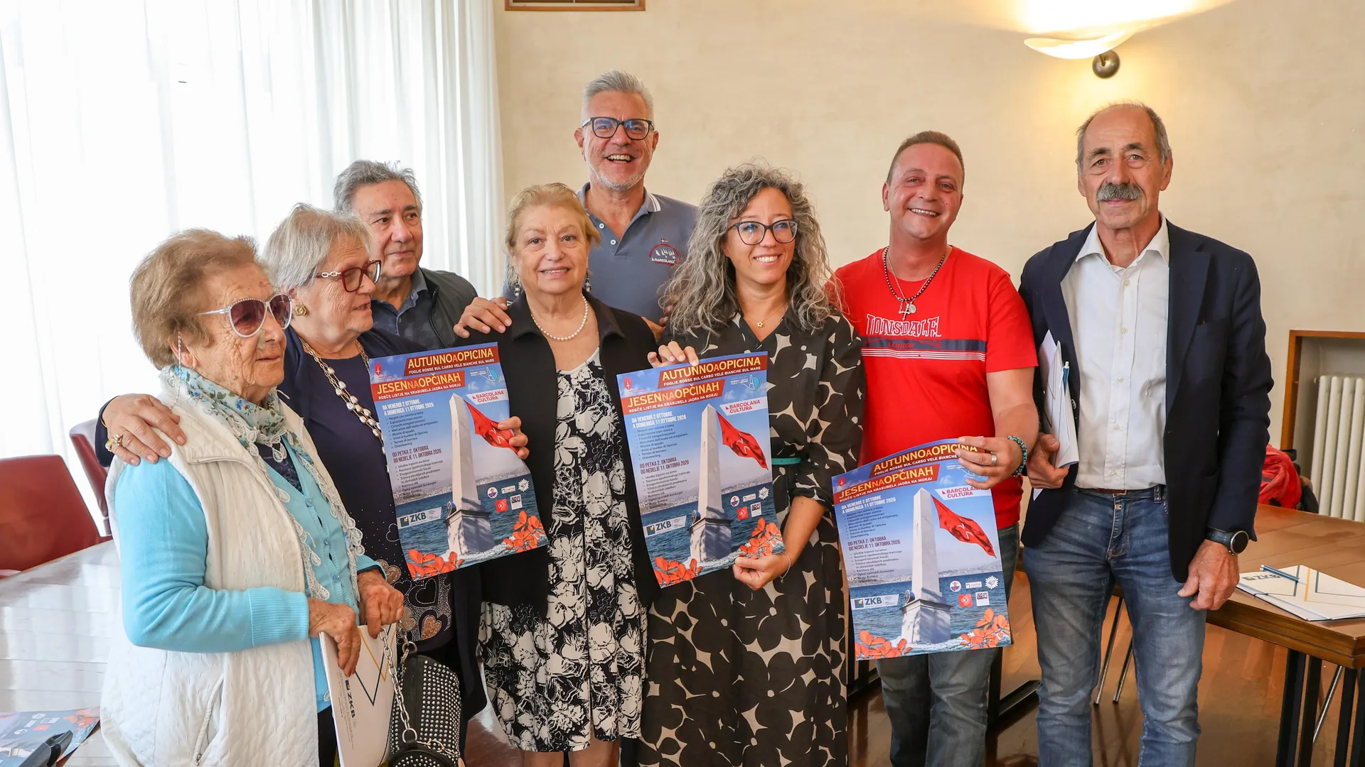Presentata l'11ma edizione di "Autunno a Opicina-Foglie rosse sul Carso, vele bianche sul mare"