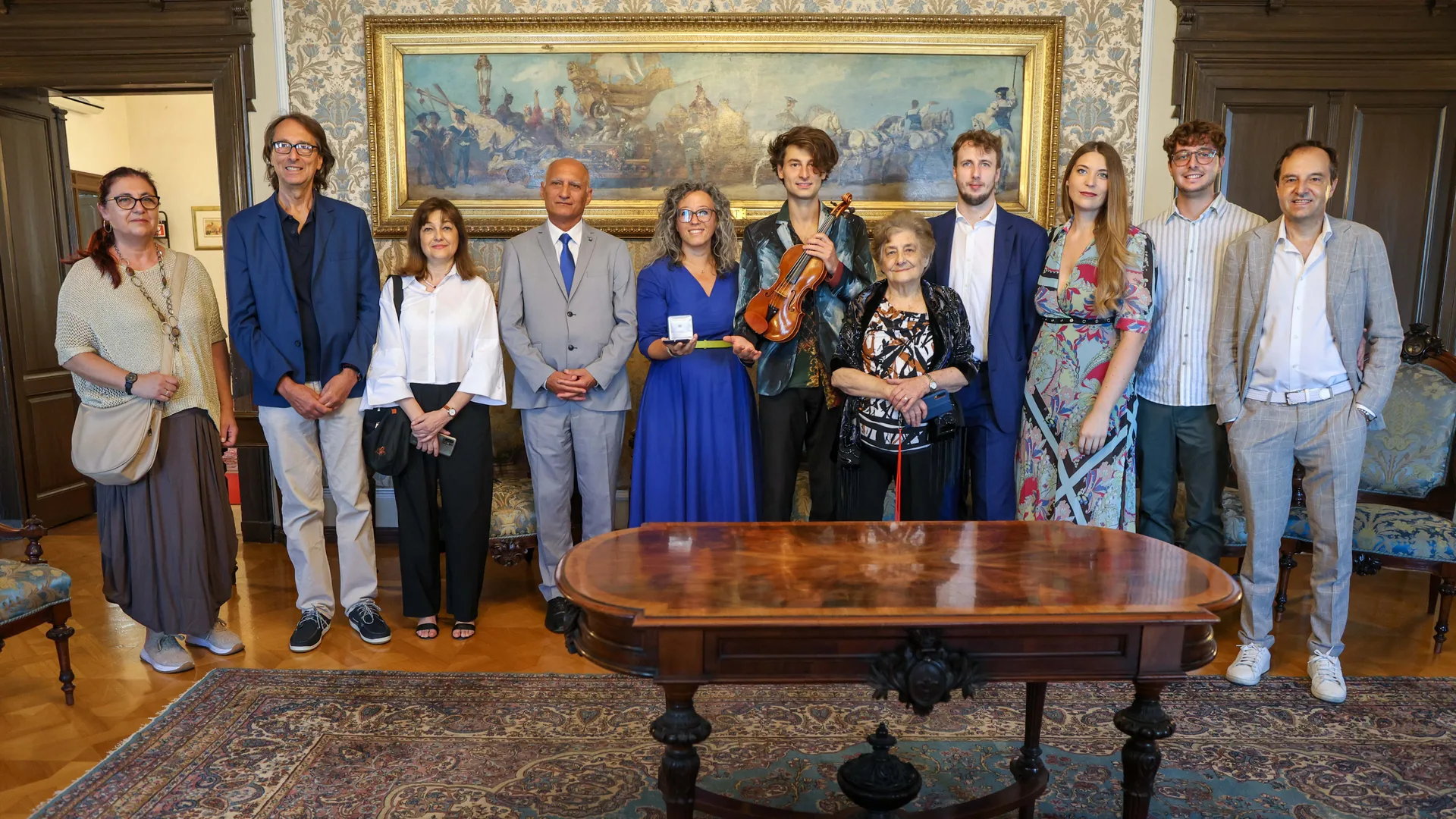 Conferita la medaglia bronzea della città al violinista Pierpaolo Foti