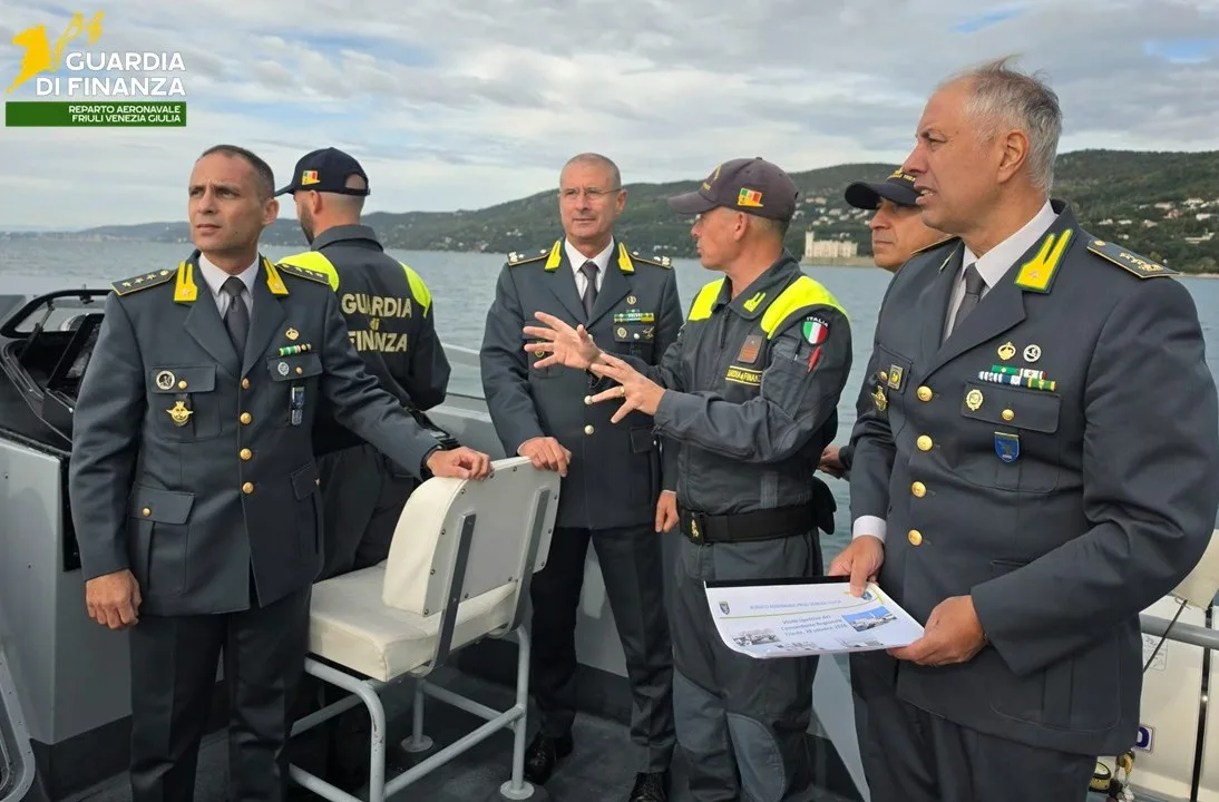 GdF Reparto Aeronavale Fvg: visita ispettiva del comandante regionale Bruno Salsano