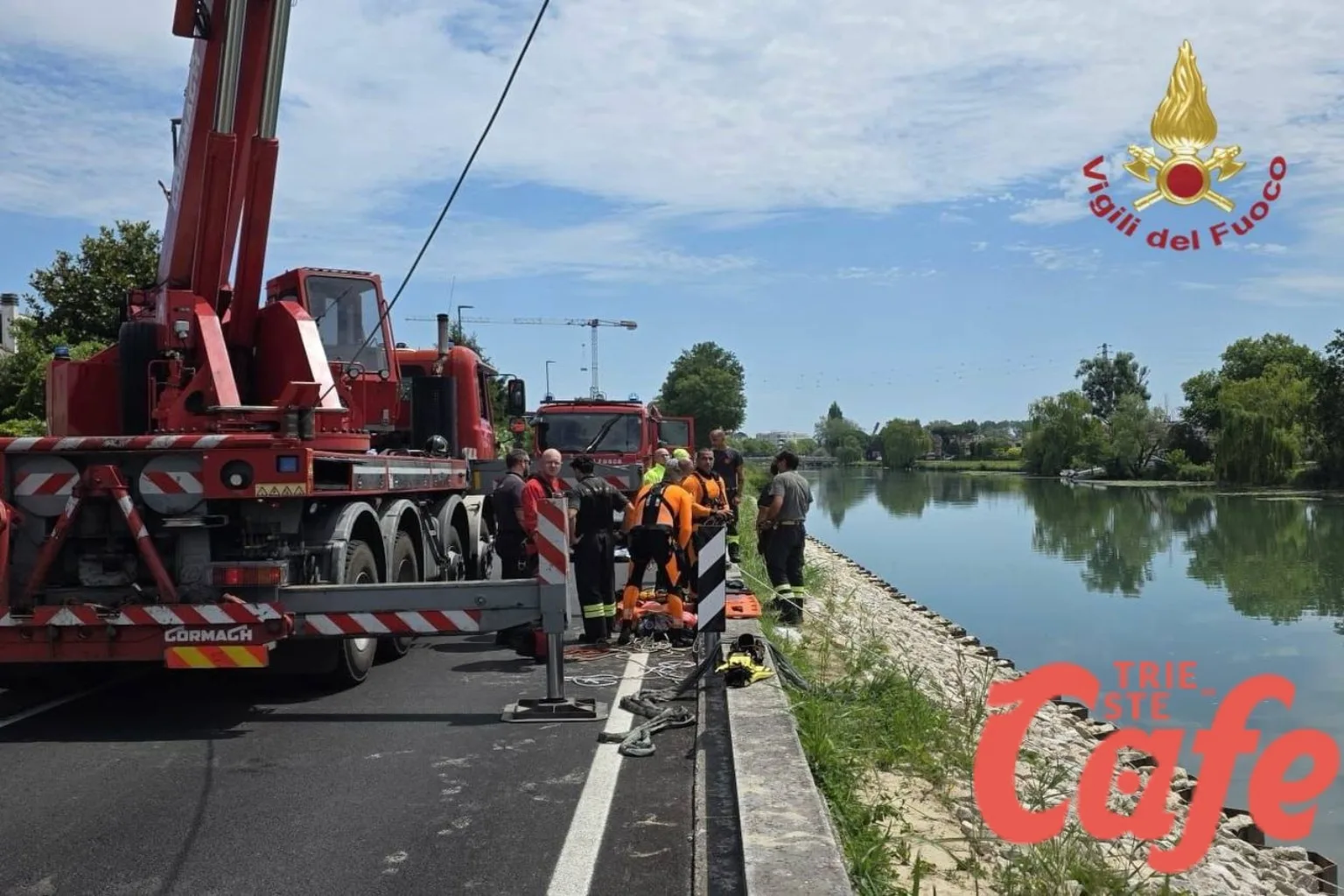 Jesolo, auto precipita nel Sile e affonda: recuperata una persona senza vita