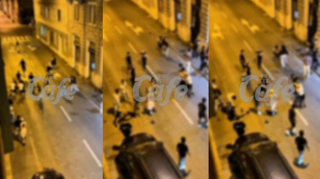 Maxi rissa nella notte in via Rismondo: una ventina di persone coinvolte, un ferito in ospedale (VIDEO)