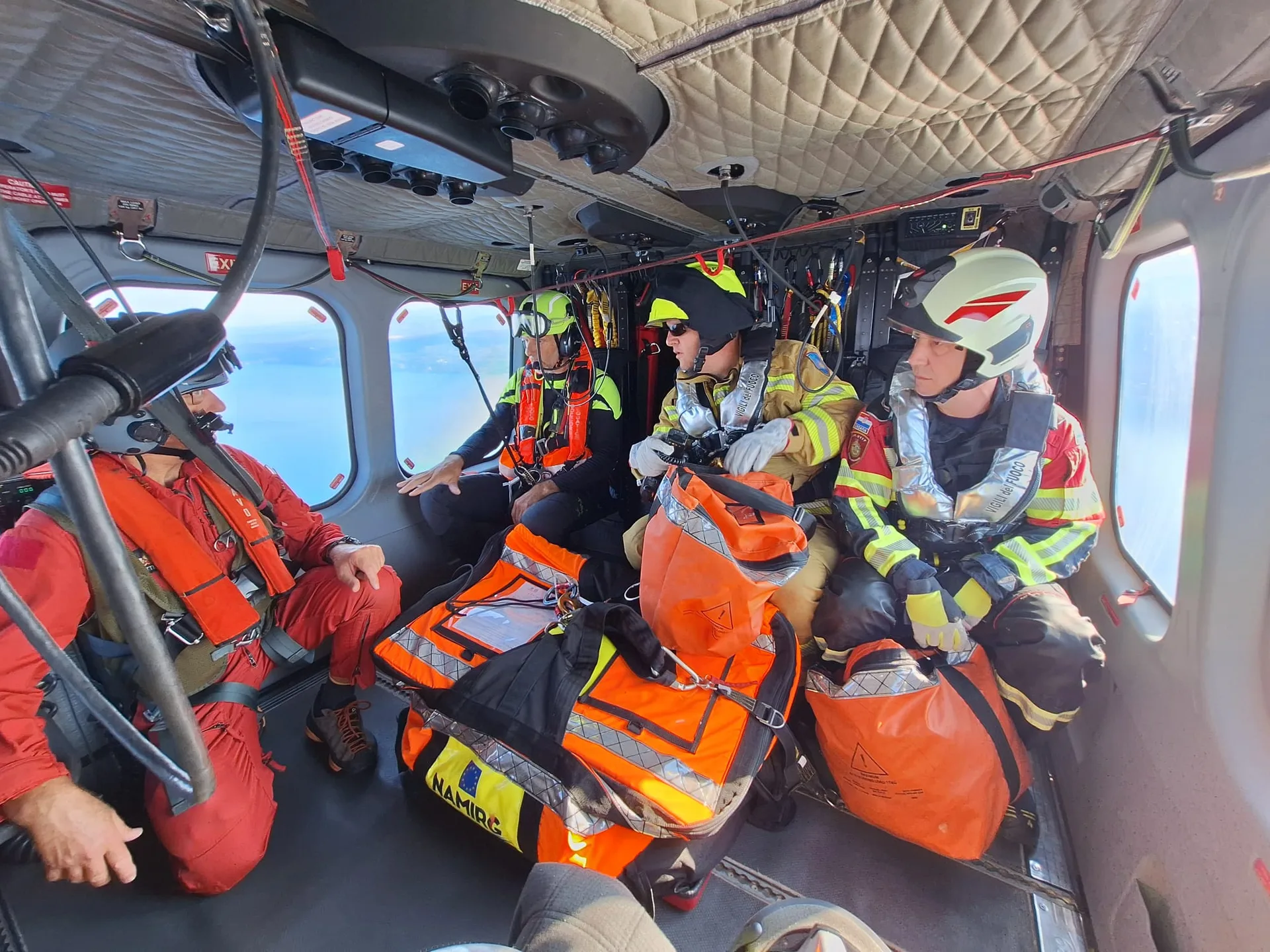 Incendio a bordo di un Ro/Ro proveniente dalla Turchia:  esercitazione riuscita