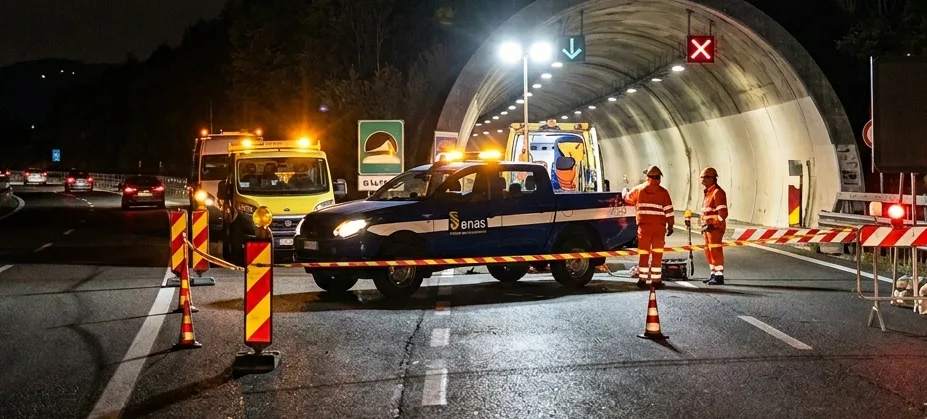Lavori Anas sulle autostrade di Trieste: scattano i blocchi notturni nelle gallerie