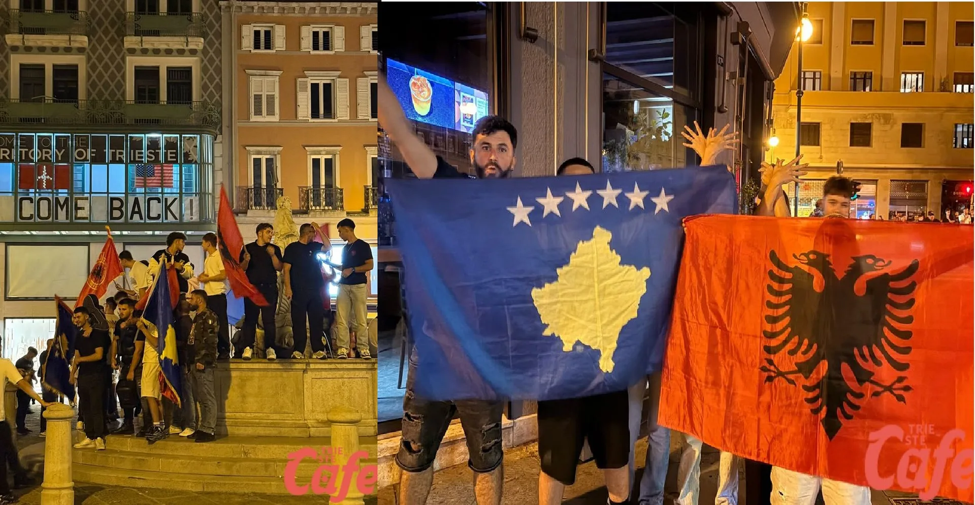Trieste, protesta per il Kosovo: corteo spontaneo contro le condanne agli ex vertici dell’UÇK (VIDEO)