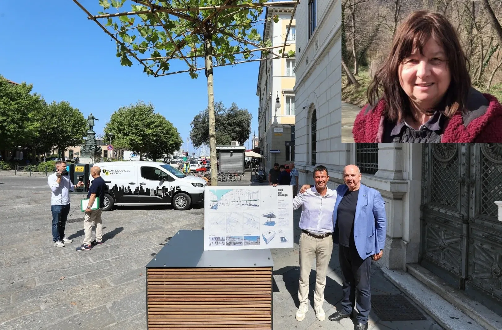 Alberi in “scatola” nelle piazze, Cimolino (AVS) : «Verde rischia di diventare solo arredo urbano»
