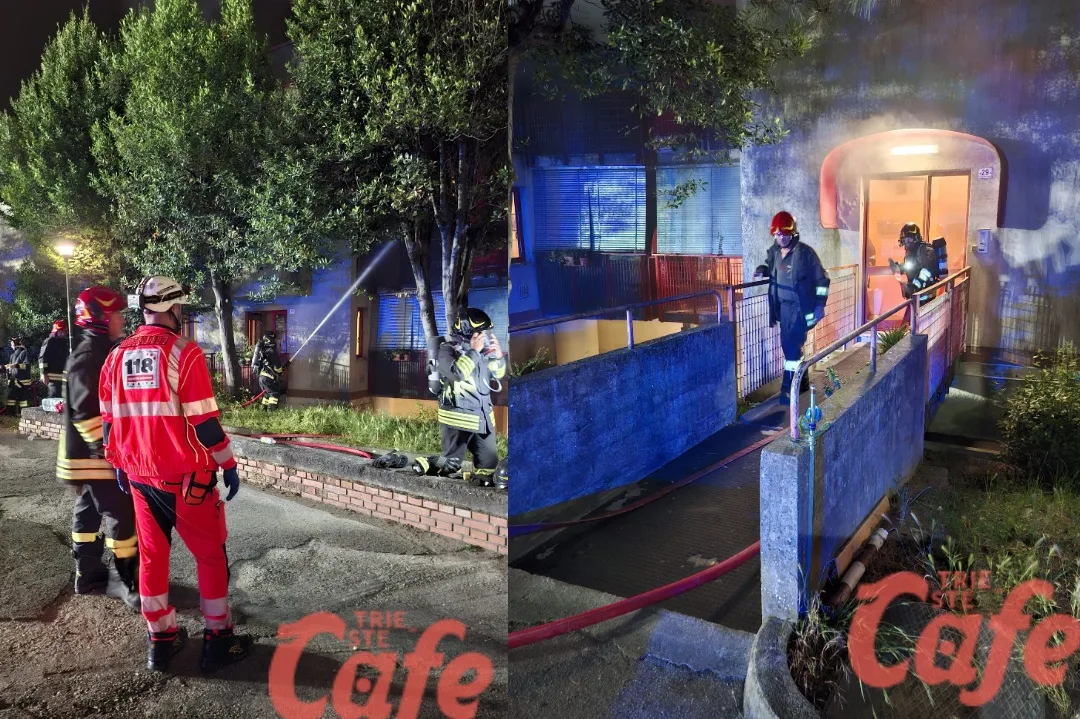 Muggia, devastante incendio in via dei Meccanici: salvati anche due cani e due gatti (FOTO - VIDEO)
