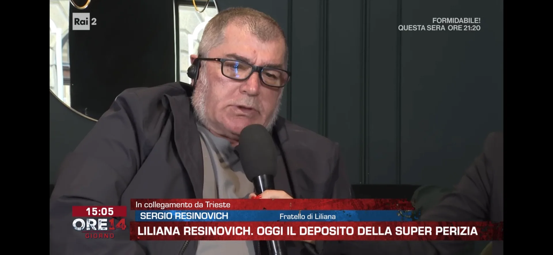 Caso Resinovich, il fratello Sergio a Ore14: «Troppi anni e troppi racconti, ridate dignità a Liliana»