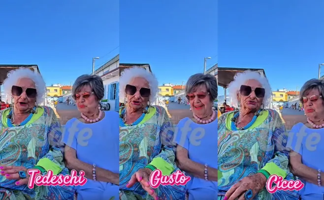 Trieste, Brigida e Nunzia sempre più personaggi social: «È una cosa meravigliosa» (VIDEO)