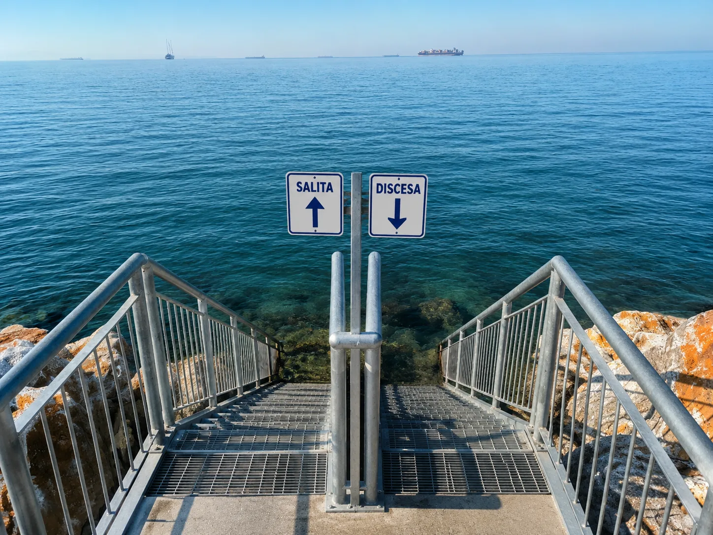 Barcola, la proposta di un lettore: «Raddoppiare le scalette per separare salita e discesa»