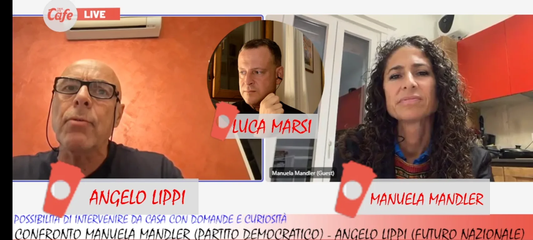 Trieste, scintille Mandler-Lippi: dal «trapassato nazionale» alla replica «Non scimmiottiamo la sinistra» (VIDEO)
