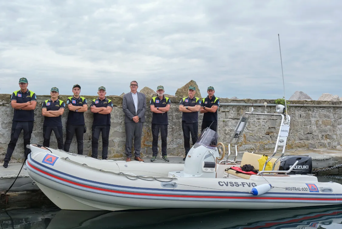 Nuova imbarcazione per il CVSS-FVG: più mezzi per soccorso e vigilanza in mare