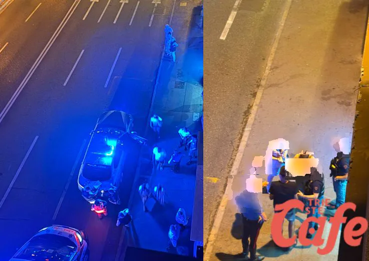 Trieste, lite violenta fuori da un bar di piazza Garibaldi: donna ferita e uomo accompagnato a Cattinara