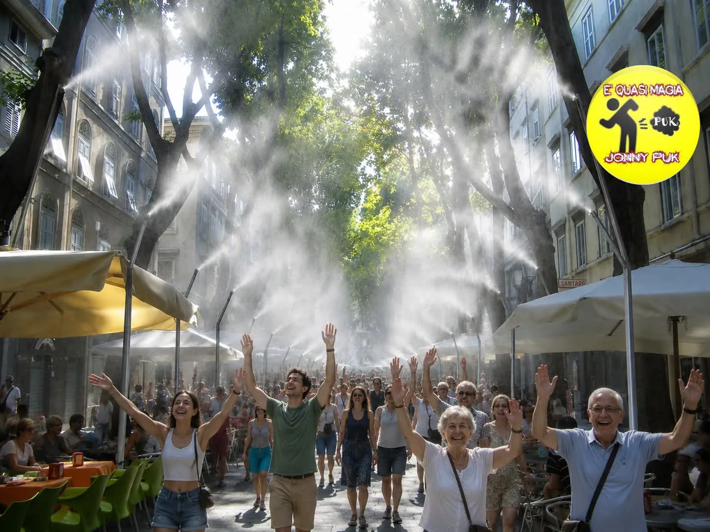 Viale XX Settembre, contro l'afa proposta più fresca dell'estate: “Riempirlo di nebulizzatori"