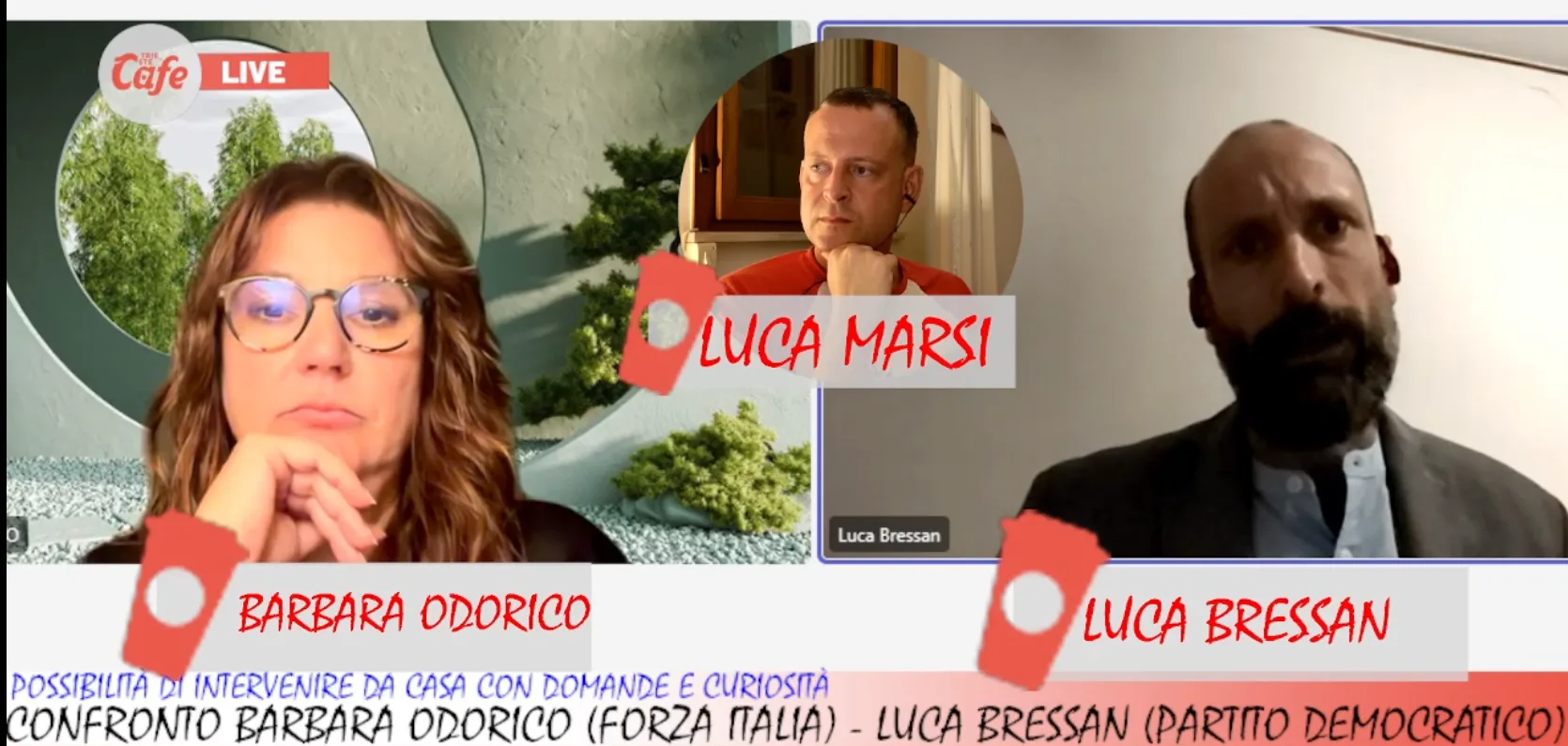 Odorico-Bressan, scintille sul futuro su Trieste: «Non più isola felice». «Destra governa a tutti i livelli» (VIDEO)