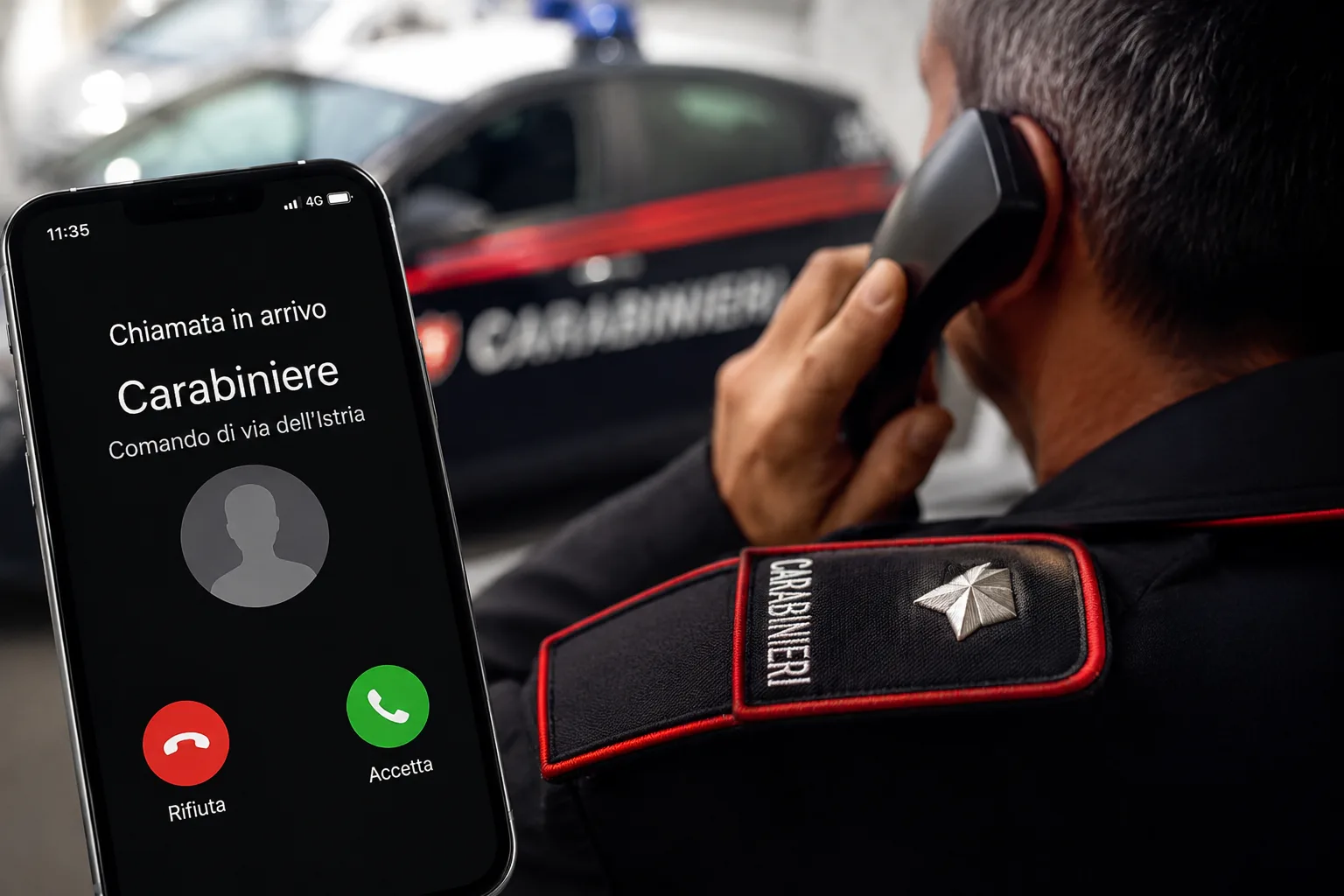 Trieste, finto carabiniere chiama una cittadina: “La sua auto è coinvolta in una rapina”