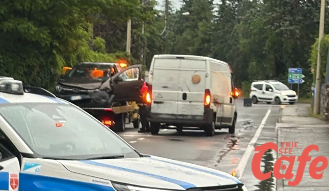Trieste, incidente all’alba sulla strada tra Banne e Basovizza: strada chiusa