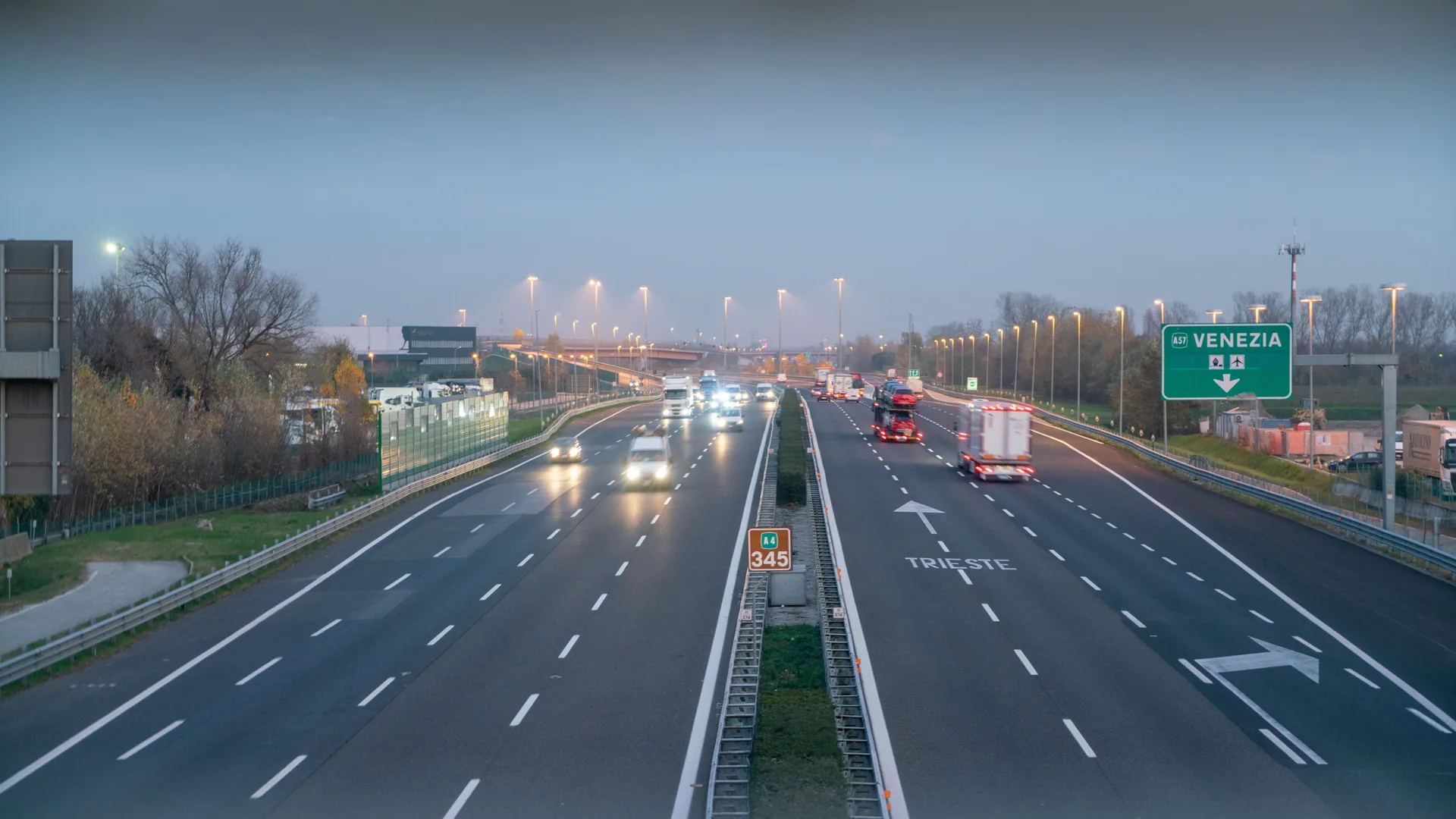 Autostrada verso Trieste, chiusura notturna sulla Tangenziale di Mestre: ecco cosa cambia