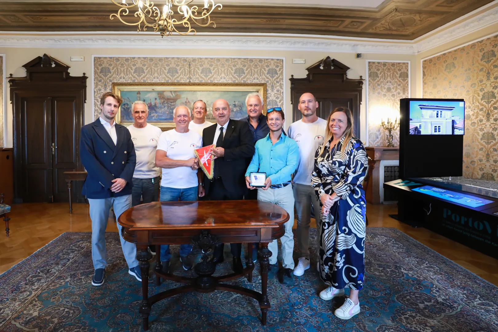 Ricevuti dal sindaco Dipiazza gli atleti ai campionati mondiali di pesca in Montenegro