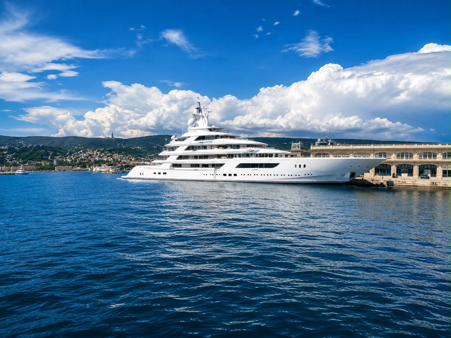 Usa: arrivato a Trieste lo yacht dell’ambasciatore Fertitta