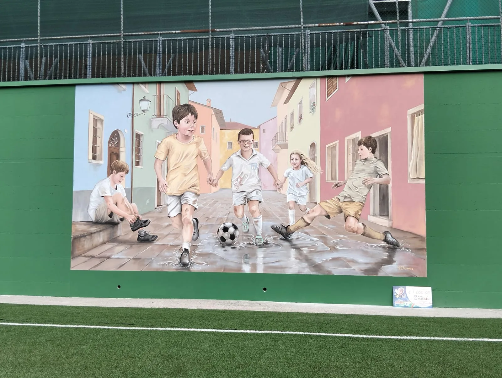 A Muggia murale ricorda il piccolo Giovanni, ucciso dalla madre