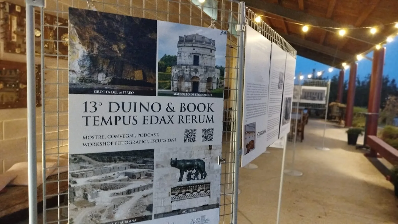 "Duinobook.Tempus Edax Rerum": dopo Ravenna la pietra di Aurisina approda ad Aquileia