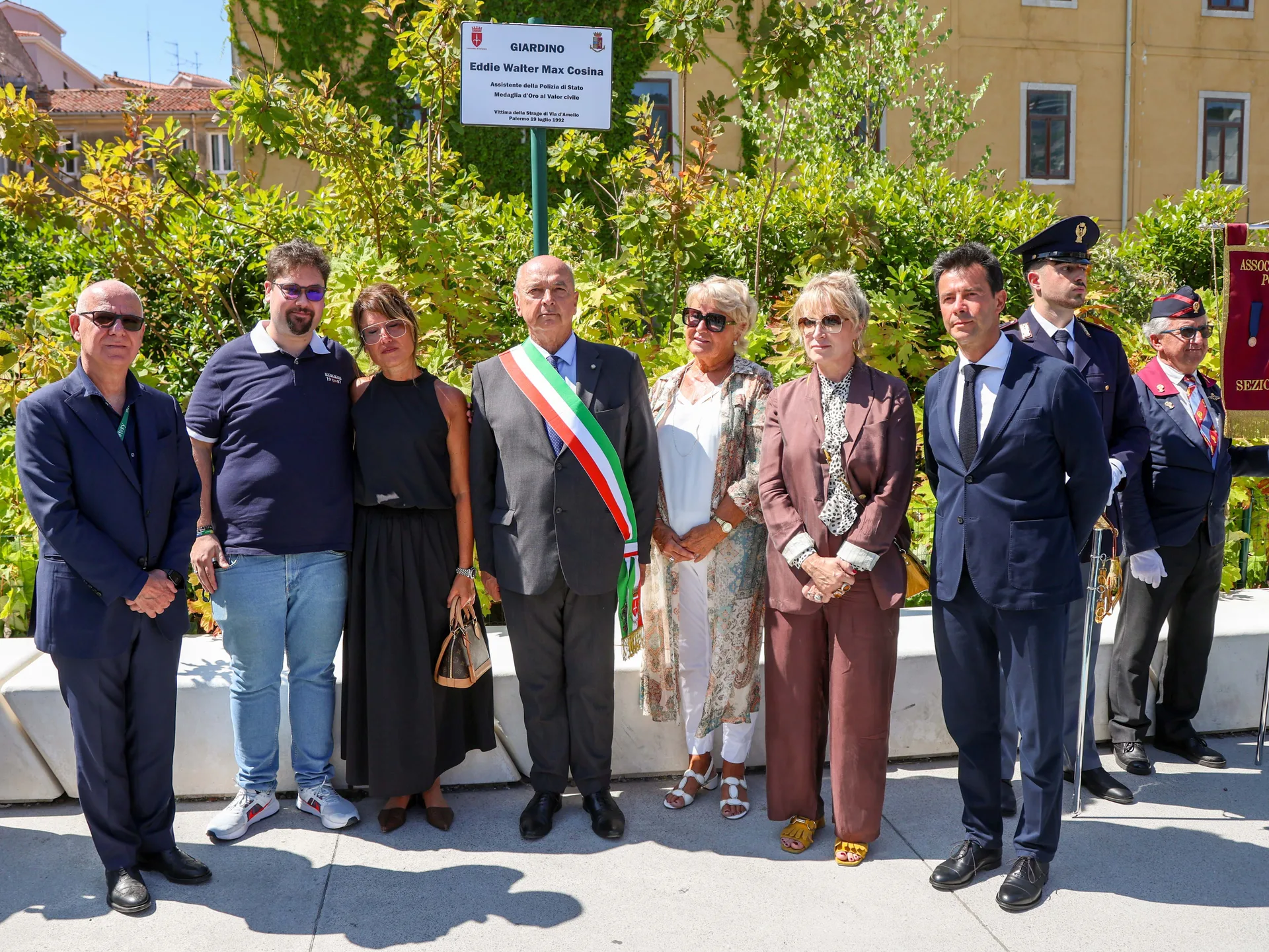 Trieste ricorda Eddi Walter Cosina, intitolato il nuovo giardino di Roiano