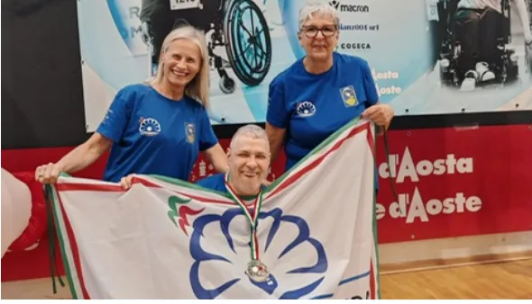 Boccia paralimpica, Andrea Loredan è vicecampione italiano: splendido argento nella categoria BC2