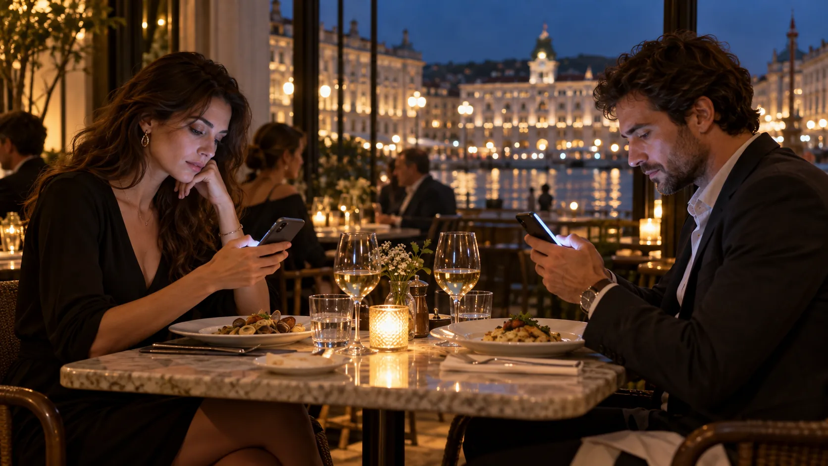 Trieste, lo sfogo sulle coppie al ristorante: «Che fine ha fatto il piedino sotto al tavolo?»