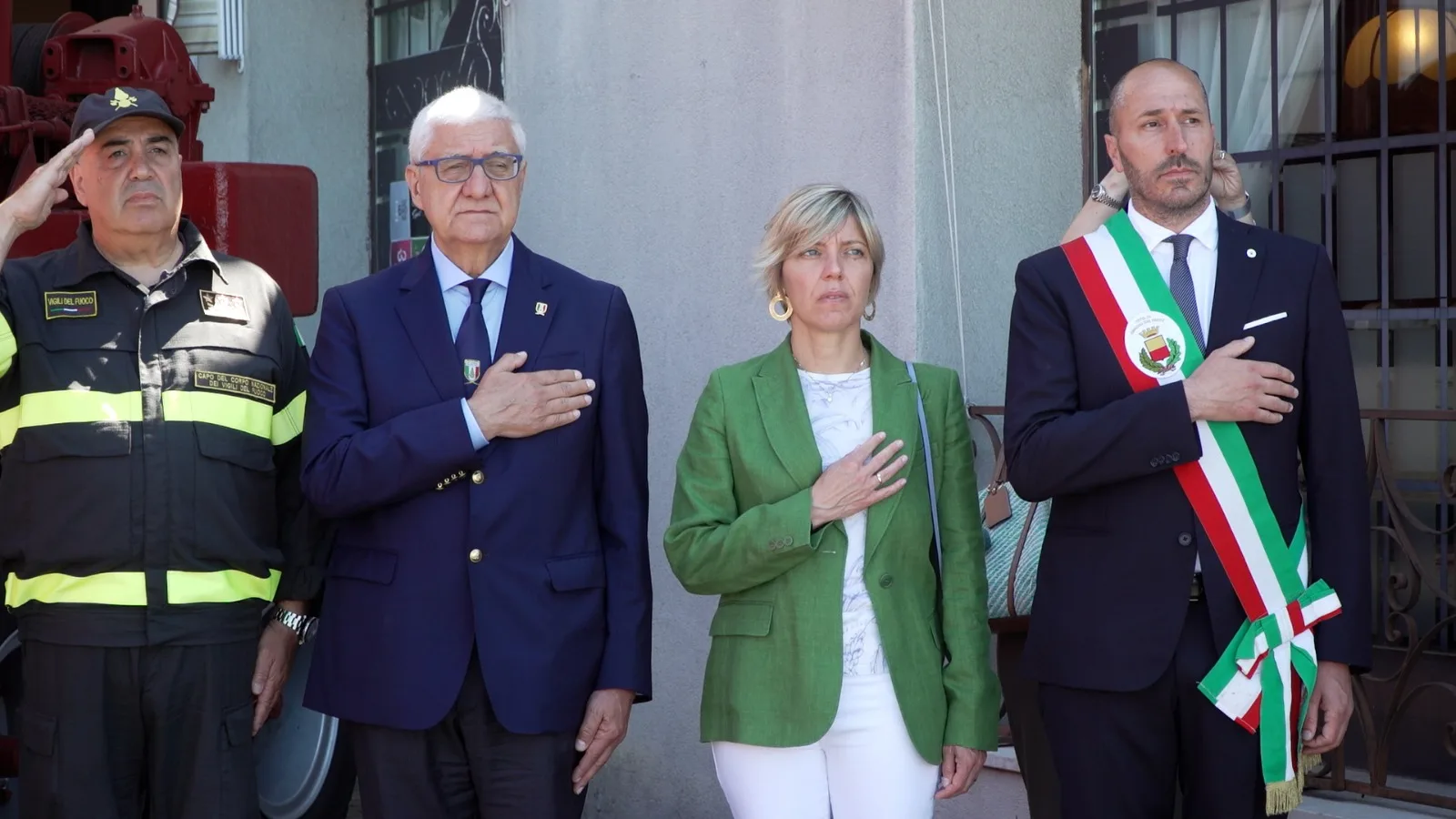 50mo Sisma. Zilli: "Orgoglio per Gemona tricolore a sfilata finale VVF"