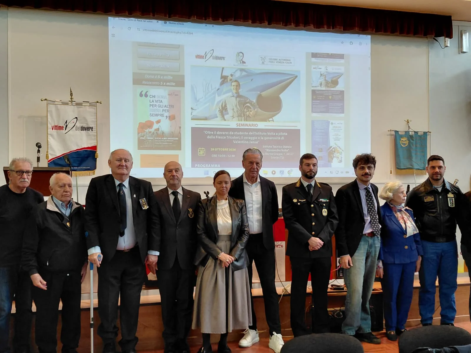 Aeronautica: Scoccimarro, "Valentino Jansa esempio di coraggio per giovani"